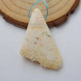 Drusy Quartz Pendant 40x22x9mm 8.8g Semiprecious Stone Jewelry