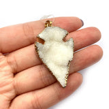 Natural Stone Druzy Crystal Pendants for Earrings