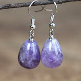 Green Aventurine Water Drop Earrings Women