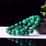 Emerald Jade Chain Bracelet Quartz Stone Bracelet