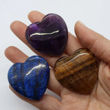 Natural Stone Peach Heart Loose Bead for DIY Jewelry