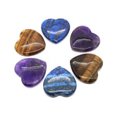 Natural Stone Peach Heart Loose Bead for DIY Jewelry