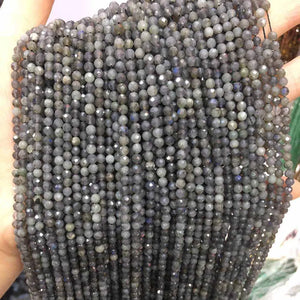 Faceted Amethyst Garnet Small Beads for Jewelry Making