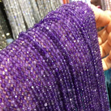 Faceted Amethyst Garnet Small Beads for Jewelry Making