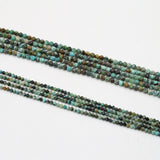 Natural Stone Faceted Beaded African Pine Gemstone Loose Isolation Beads
