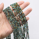 Natural Stone Faceted Beaded African Pine Gemstone Loose Isolation Beads