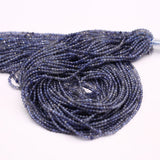 Natural Stone Cordierite Faceted Beads 2mm