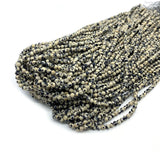 Natural Stone Faceted Beads Dalmatian Stone Charm Bracelet