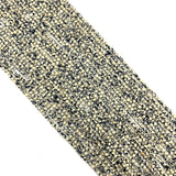 Natural Stone Faceted Beads Dalmatian Stone Charm Bracelet