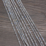 Labradorite Faceted Spacer Beads for Jewelry Making