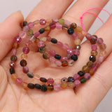 Tourmaline Natural Stone Faceted Beads for Jewelry Making