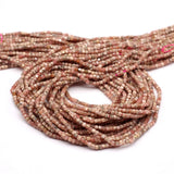 Rhodochrosite Faceted Beads 2mm for Jewelry Making