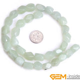 Natural Stone Faceted Cuboid Beads Strand 15 Inch DIY Jewelry Making
