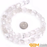 Natural Stone Faceted Cuboid Beads Strand 15 Inch DIY Jewelry Making