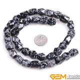 Natural Stone Faceted Cuboid Beads Strand 15 Inch DIY Jewelry Making