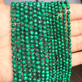 Green Malachite Spacer Beads for Jewelry DIY 2 3 4mm