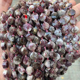 Natural Stone Faceted Tourmaline Beads for DIY Jewelry Making