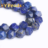 Natural Stone Lapis Lazuli Faceted Beads 6 8 10mm