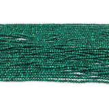 Faceted Malachite Beads 2-4mm Round Charm Jewelry DIY