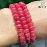 Natural Stone Faceted Red Jasper Beads 8mm
