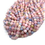 6mm Morganite Round Beads for DIY Jewelry