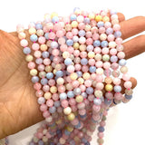 6mm Morganite Round Beads for DIY Jewelry