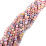 6mm Morganite Round Beads for DIY Jewelry