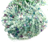 Green Fluorite Natural Stone Faceted Round Beads for DIY Jewelry