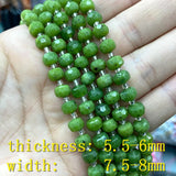 Faceted Round Stone Spacer Beads Agate Jade Citrine Rose Quartz Prehnite 15''