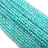 Amazonite Faceted Small Beads 4 5mm Loose Beads for Jewelry Making
