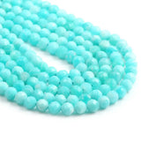 Amazonite Faceted Small Beads 4 5mm Loose Beads for Jewelry Making