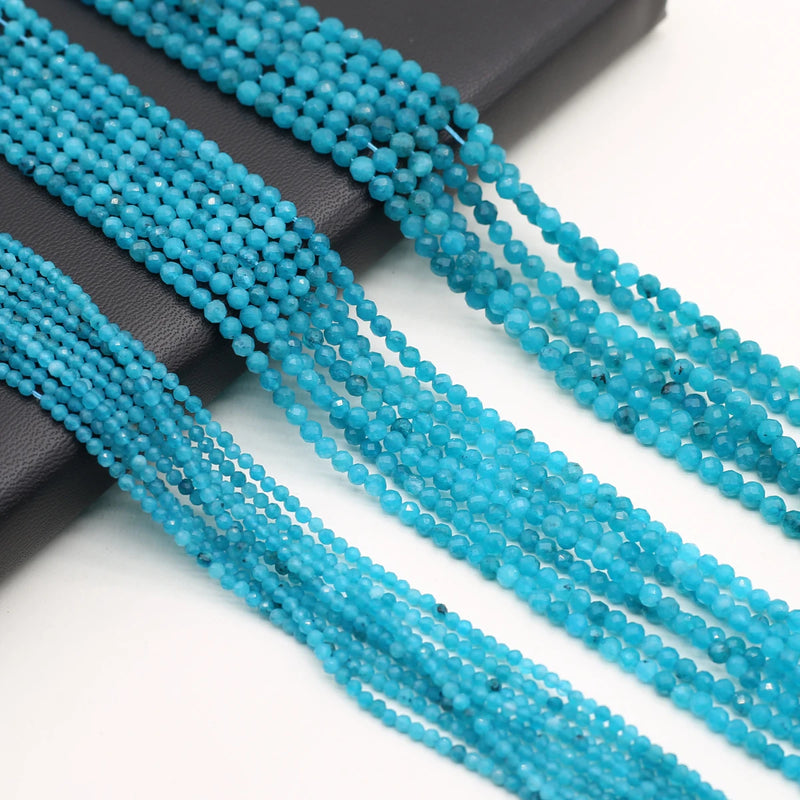 Natural Stone Faceted Small Beads for Jewelry Making