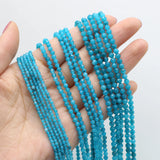 Natural Stone Faceted Small Beads for Jewelry Making