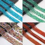 Natural Stone Faceted Small Beads for Jewelry Making