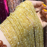 Pyrite Faceted Small Beads 2 3 4mm Loose Beads