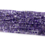 Amethyst Natural Stone Faceted Spacer Beads for DIY Jewelry Making