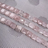 Faceted Square Turquoise Green Aventurine Beads 12x12x5mm