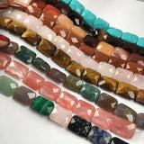 Faceted Square Agates Crystal Beads for Jewelry Making DIY