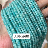 Natural Stone Faceted Squared Loose Beads Amethyst Lapis Stone Accessories