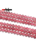 Strawberry Crystal Quartz Faceted Beads 8MM