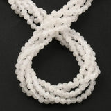 Faceted Moonstone 2 3 4mm Round Loose Beads 15''