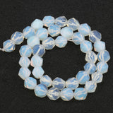 Natural Stone Faceted Opal Beads Round Loose Spacer Beads 6-10mm