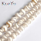 Faceted Water Wave Stripe Agates Beads 8/10mm 15'' for DIY Bracelets