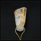 Natural Stone Faceted Quartz Pendant, Semiprecious Stone Jewelry