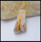 Natural Stone Faceted Quartz Pendant, Semiprecious Stone Jewelry