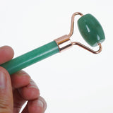 Rose Quartz Gemstone Facial Roller Tool, Natural Stone, Lifting Massage