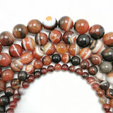 Fantasy Stripe Agate Round Loose Bead 6-16MM for DIY Jewelry