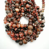 Fantasy Stripe Agate Round Loose Bead 6-16MM for DIY Jewelry