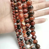 Fantasy Stripe Agate Round Loose Bead 6-16MM for DIY Jewelry