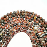 Fantasy Stripe Agate Round Loose Bead 6-16MM for DIY Jewelry
